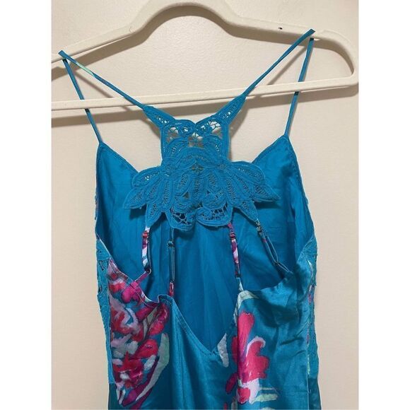 New Free People Forever Yours Maxi in River Combo Size XS - Picture 9 of 11